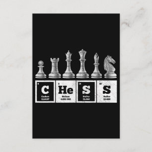 Tarjeta De Recepción jugador de ajedrez divertido geek sistema periódic