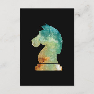 Tarjeta De Recepción Jugador de ajedrez Horse Knight Chess Lover Regalo