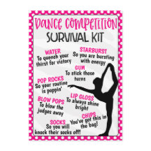 Kit de supervivencia de la competencia de danza