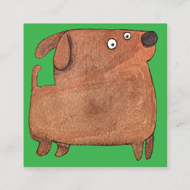 Tarjeta De Recepción Kleiner Hund (Anverso)