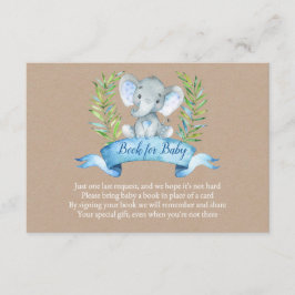 Tarjeta De Recepción Kraft Boy libros de elefantes rusos para bebé inse