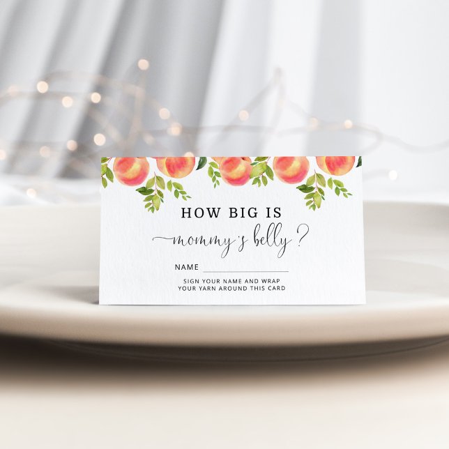 Tarjeta De Recepción La acuarela cuán grande es la barriga de mamá (Subido por el creador)