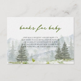 Tarjeta De Recepción La aventura comienza en las montañas Libros Forest