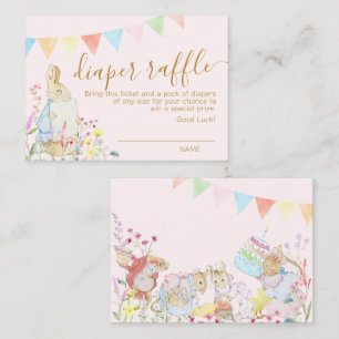 Tarjeta De Recepción La Beatriz Rosa Potter Peter the Rabbit Books Baby