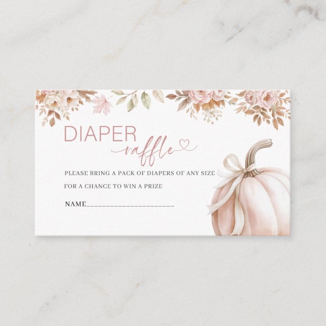 Tarjeta De Recepción La calabaza acuática está en camino de la ducha de (Anverso)