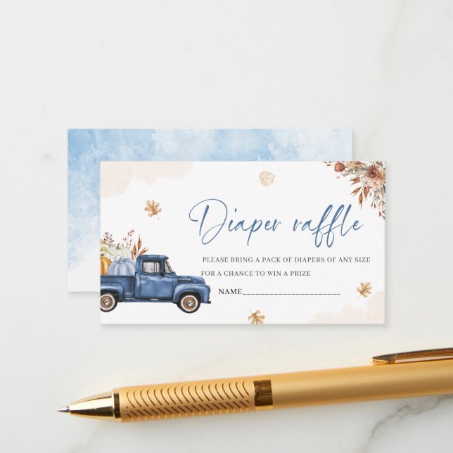 Tarjeta De Recepción La calabaza acuática está en camino de la ducha de (Anverso/Reverso In Situ)