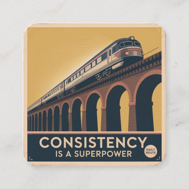 Tarjeta De Recepción La consistencia es un superpoder (Anverso)