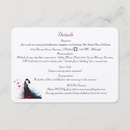 Tarjeta De Recepción La Dolce Vita Inspiración Francesa Clásica Años 40