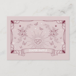 Tarjeta De Recepción La hija Tarot Baby Shower Diaper Raffle