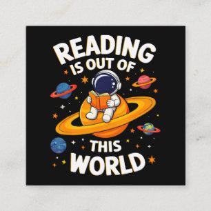 Tarjeta De Recepción La lectura está fuera de este mundo