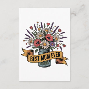 Tarjeta De Recepción La Mejor Mamá del Mundo