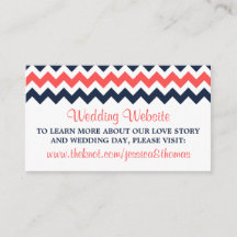 La moderna colección de Bodas de Chevron Navy & Co