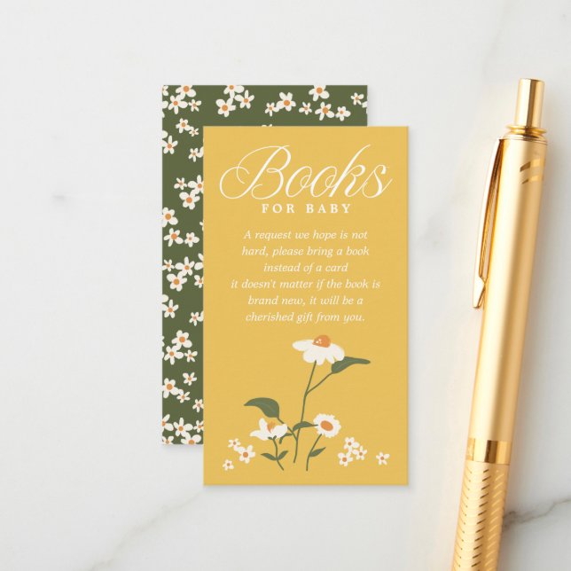 Tarjeta De Recepción La naturaleza moderna: El bebé de flores silvestre (Anverso/Reverso In Situ)