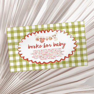 Tarjeta De Recepción La niña de nuestros ojos Baby Shower caprichoso de