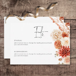 Tarjeta De Recepción La picante caída de la roya y los detalles de la f