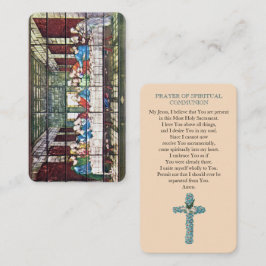 Tarjeta De Recepción La última oración de la plegaria de la comunión es