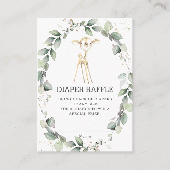 Tarjeta De Recepción La vegetación de los animales de Woodland Wreath D (Anverso)