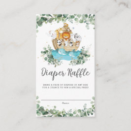 Tarjeta De Recepción La vegetación del pañal de bebé neutral de Noah