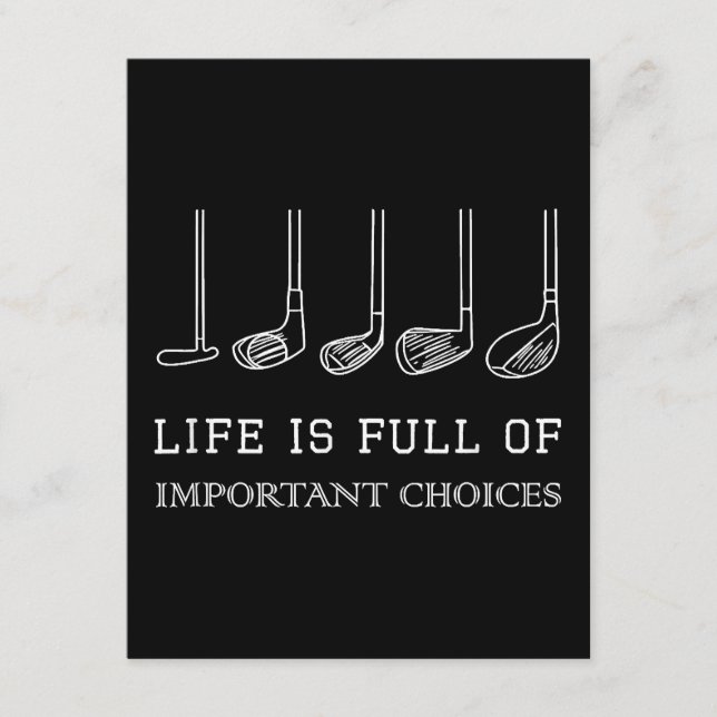 Tarjeta De Recepción La vida divertida está llena de importantes clubes (Anverso)