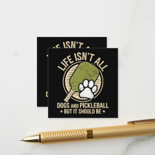 Tarjeta De Recepción La vida no es solo perros y pickleball