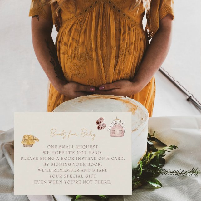 Tarjeta De Recepción Lápiz de niñas Crema Ducha Libros para Bebé (Subido por el creador)
