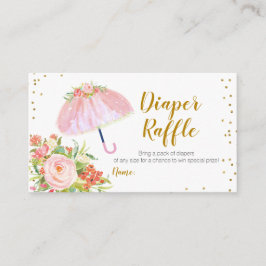Tarjeta De Recepción Las duchas de abril traen flores de mayo Diaper Ra