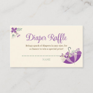 Tarjeta De Recepción Las duchas de abril traen flores de mayo Raffle de