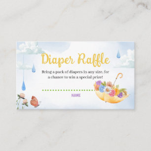Tarjeta De Recepción Las duchas de abril traen flores de mayo Raffle de