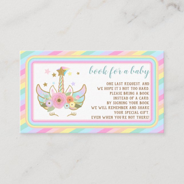 Tarjeta De Recepción Las estrellas de Purpurina de Unicornio cubren un  (Anverso)