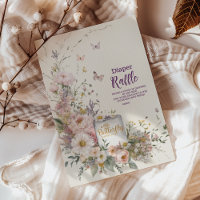 Las mariposas Boho Wildflower Diapper Raffle