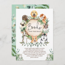 Leafy Greenery Libros de Perros Cachorros para Bab
