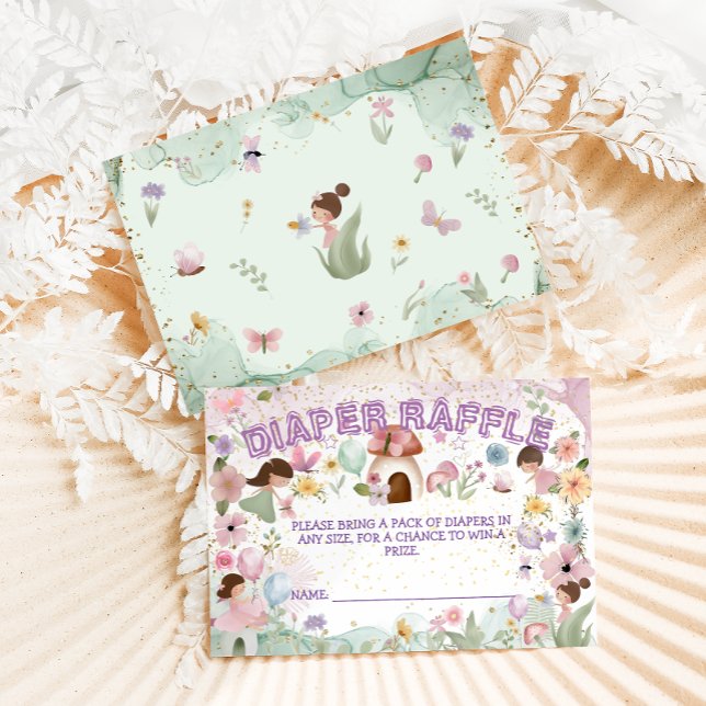 Tarjeta De Recepción Leche Rosa Niña Bebé Ducha Flor Diaper Raffle (Subido por el creador)
