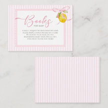 Lemon pink bow coquette Libros para bebé 