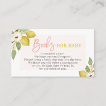 Lemons Bring un libro Card