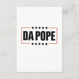 Tarjeta De Recepción León XIV Iglesia Cristiana Da Pope