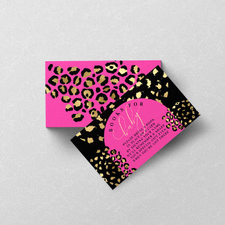 Tarjeta De Recepción Leopard Print Baby Shower Books for Baby