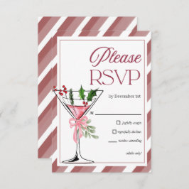 Tarjeta De Recepción Let's Jingle and Mingle Holiday Party RSVP