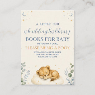 Tarjeta De Recepción Libritos de Little Cub para bebé