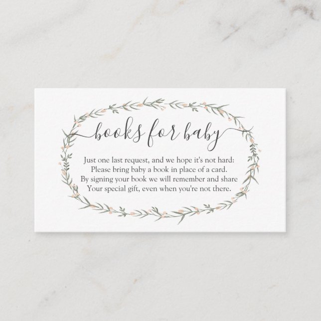 Tarjeta De Recepción Libro Chica bohemio en lieu, libros para insertar  (Anverso)