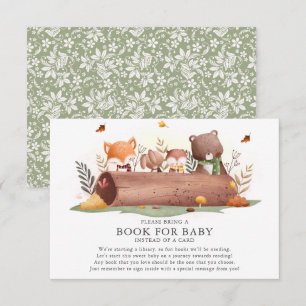 Tarjeta De Recepción Libro de animales de Woodland para el bebé