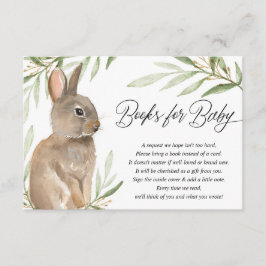 Tarjeta De Recepción Libro de conejito de Pascua neutral de género en l