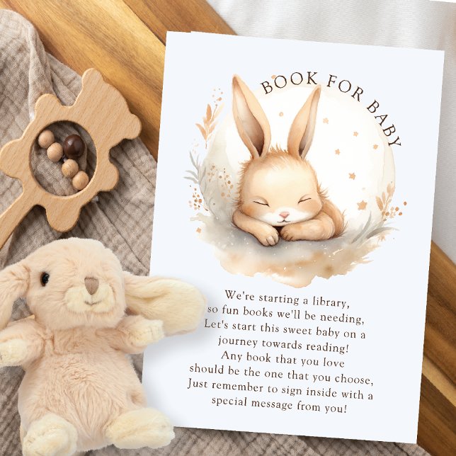 Tarjeta De Recepción Libro de conejo para bebé (Subido por el creador)