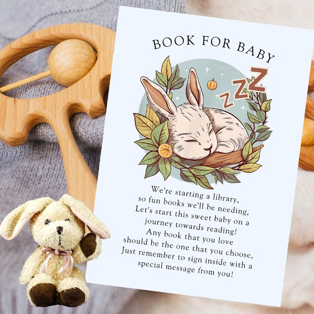 Tarjeta De Recepción Libro de conejo para bebé (Subido por el creador)