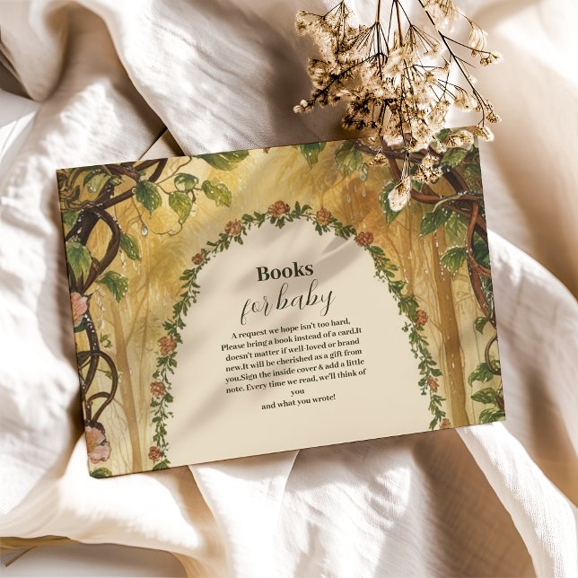 Tarjeta De Recepción Libro de cuentos Libros forestales de Woodland par (Subido por el creador)