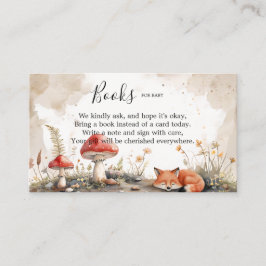Tarjeta De Recepción Libro de Fox para el Bebé
