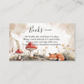 Tarjeta De Recepción Libro de Fox para el Bebé