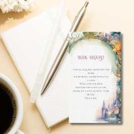 Tarjeta De Recepción Libro de historias Solicitud de Dragon Baby Shower