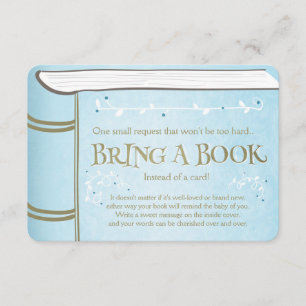 Tarjeta De Recepción Libro de historias Traer un libro Vintage Boy Blue
