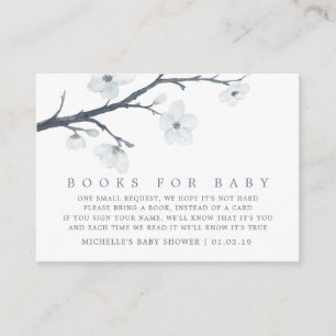 Tarjeta De Recepción Libro de peticiones de baby shower floral de flore
