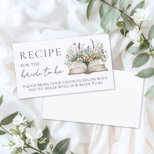 Tarjeta De Recepción Libro de Recetas para Desayuno o Brunch de Despedi
